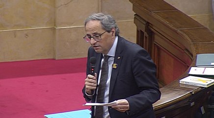 Torra reclama diálogo a Sánchez para evitar otro 155
