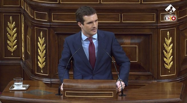 Casado dice a Sánchez que su aventura ha acabado