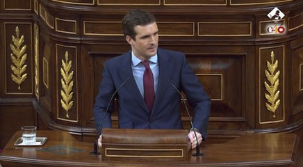 Casado dice a Sánchez que su "aventura ha acabado"