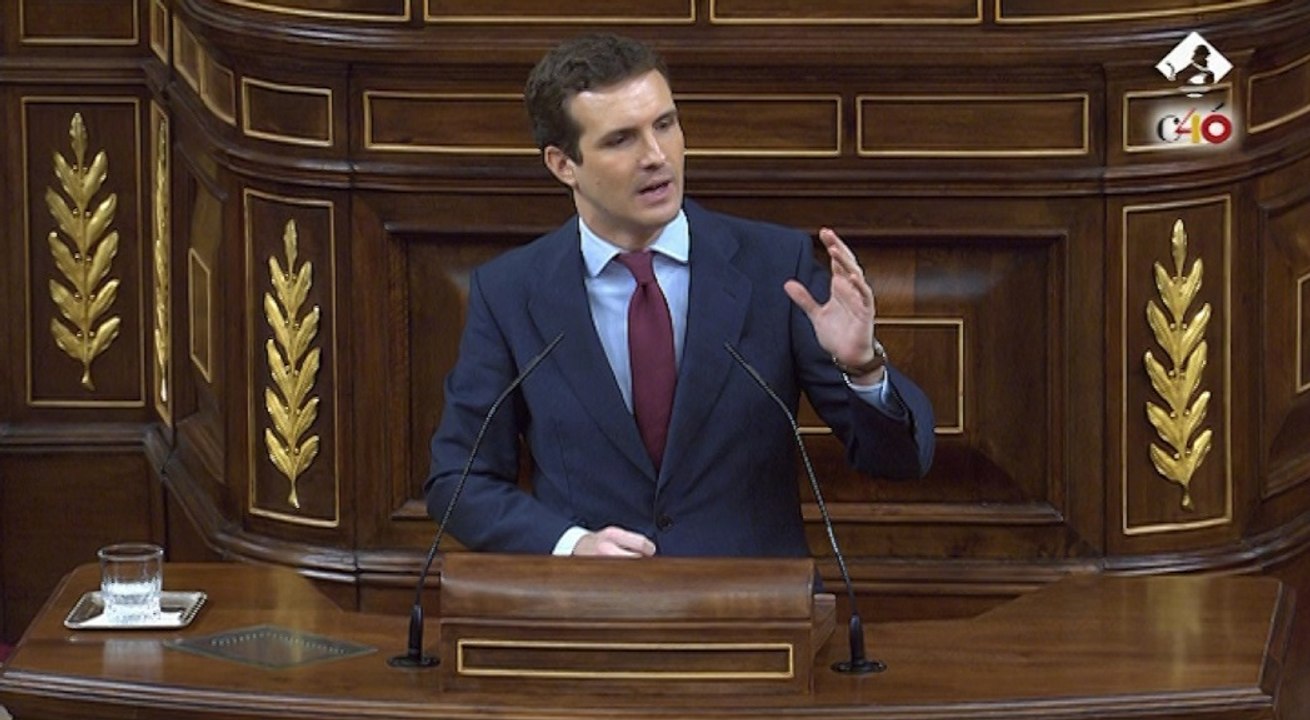 Casado pide a Sánchez que "cumpla con su palabra" y convoque elecciones