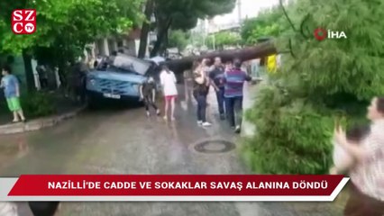 Bir ilçe felaketi yaşadı