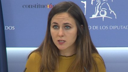 Ione Belarra, en rueda de prensa