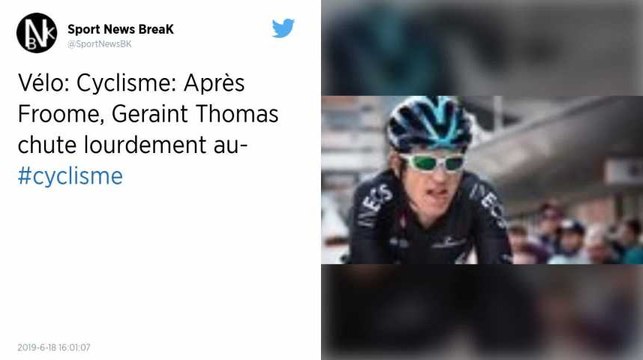 Cyclisme : Geraint Thomas chute sur le Tour de Suisse, son Tour de France compromis ?