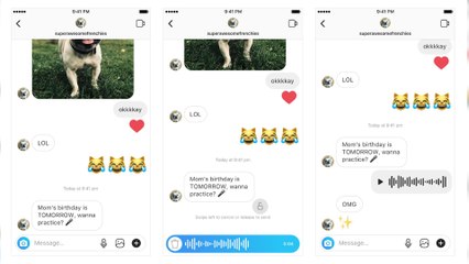 Instagram Direct introduce mensajes de voz por primera vez