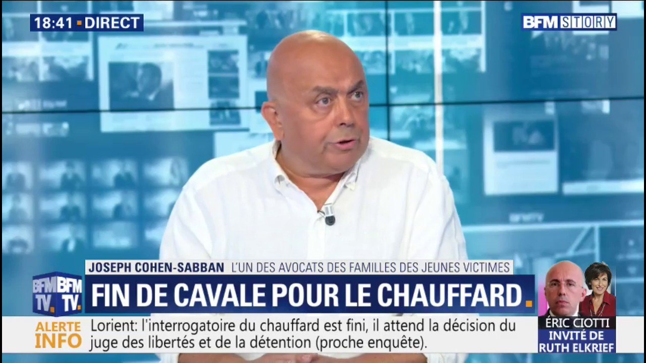 Chauffard de Lorient: "C'est heureux qu'il ait parlé", assure l'un des avocats de la famille des victimes