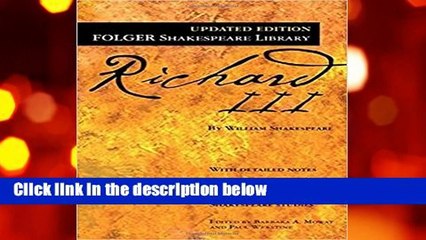 Richard III (Folger Shakespeare Library)  Review