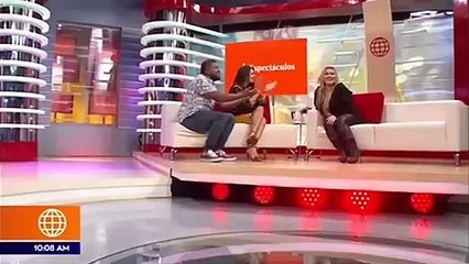 Rebeca Escribens entrevista con Amaia Montero america espectaculos 18.06.2019