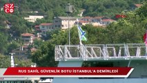Rus sahil güvenlik botu İstanbul’a demirledi