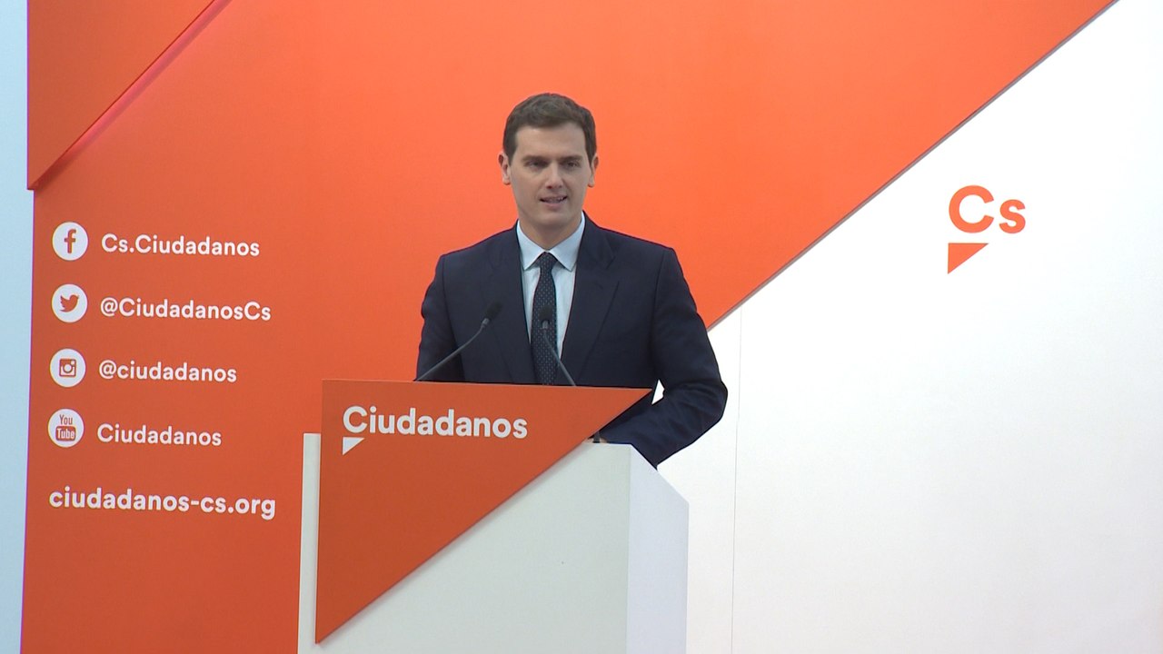 Albert Rivera tras la reunión con del Comité Ejecutivo de Cs
