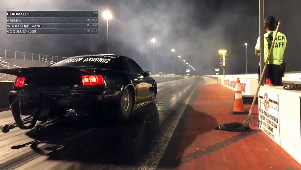 Un pilote s'auto-humilie au départ d'une course d'accélération !