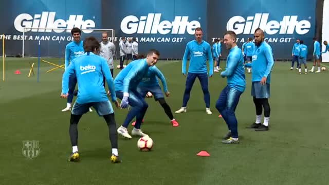 El Barcelona regresa a los entrenamientos tras vencer al Alavés y hoy podría ser campeón