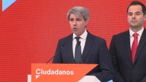 Ángel Garrido será número 13 de Ciudadanos a la Asamblea de Madrid