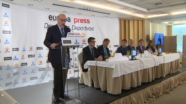 David Aganzo en los Desayunos Deportivos de Europa Press