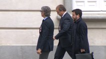 El vicepresidente del Govern Pere Aragonès llega al TS