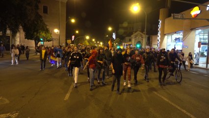 Manifestación antifascista en Sevilla