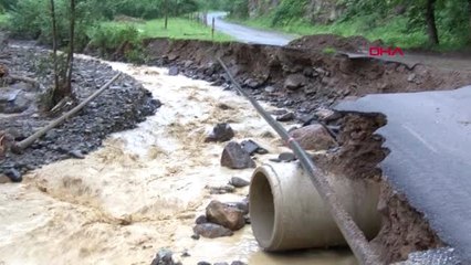 TRABZON'DA HES BORUSU PATLADI 2 KAYIP, 1 YARALI, MAHSUR KALANLAR VAR