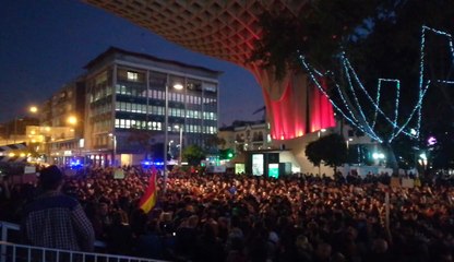 Manifestación antifascista en Sevilla