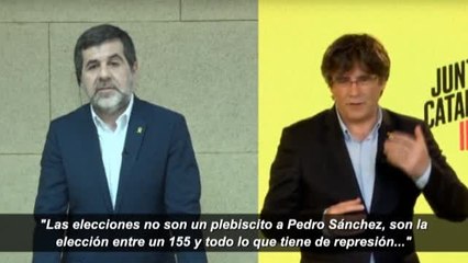 Download Video: Jordi Sànchez dialoga con Puigdemont conectando Soto del Real y Bruselas