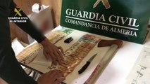 Dos detenidos en Roquetas con 27 gramos de cocaína, un hacha y 3.000 euros