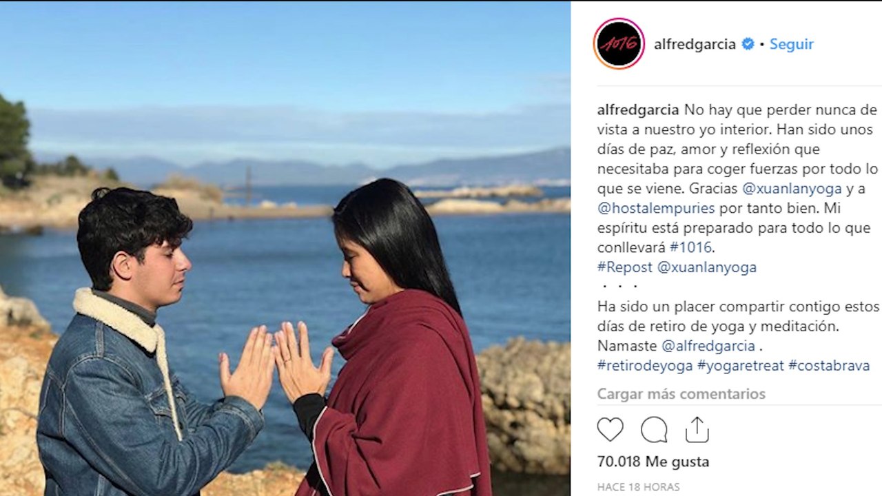 Alfred recurre a la meditación para superar su ruptura con Amaia