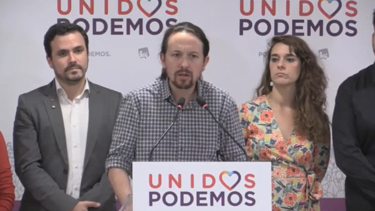 Iglesias llama a la movilización contra los "postfranquistas" de Vox
