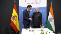 Sánchez se reúne con el primer ministro de India