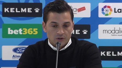 Francisco: "Era un partido muy importante para los dos y al final a ninguno le vale el empate"