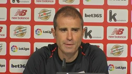 Garitano ve como "una oportunidad" el partido del Athletic contra el Madrid