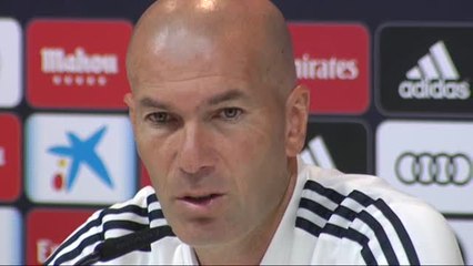 Zidane: "Debemos de jugar mejor antes del final de temporada"
