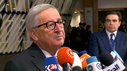 Juncker reconoce estar "preocupado" por un Brexit sin acuerdo