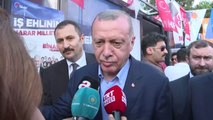 Erdoğan'dan AK Parti ve MHP seçim bürolarına ziyaret - İSTANBUL