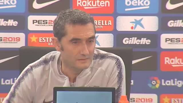 Valverde: El mejor entrenador es Guardiola, independientemente de la Champions