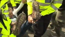 Más de 500 detenidos en las protestas contra el cambio climático en Londres