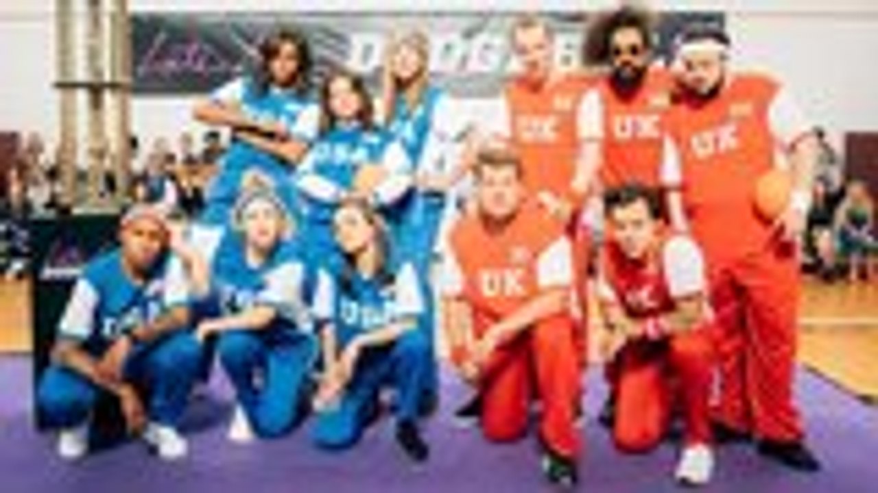 James Corden and Michelle Obama Face Off for 'Late Late Show' Celebrity Dodgeball | THR News