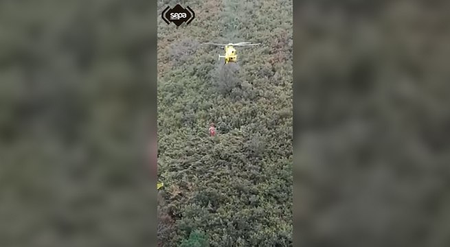 Rescatan con síntomas de hipotermia a un hombre de 57 años