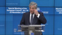 Tajani habla de la iniciativa Italiana contra la violencia de género
