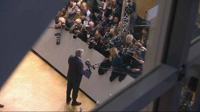 Llegadas de los Jefes de Estado y de Gobierno al acuerdo del Brexit