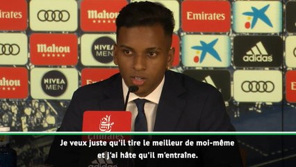 Real - Rodrygo : "J'ai hâte d'être entraîné par Zidane"