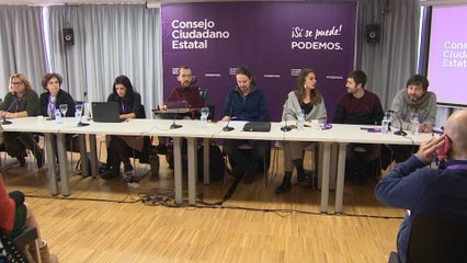 Reunión del Consejo Ciudadano Estatal de Podemos
