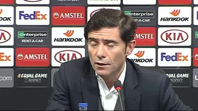 Marcelino: Daremos el resto por jugar la final de la Europa League