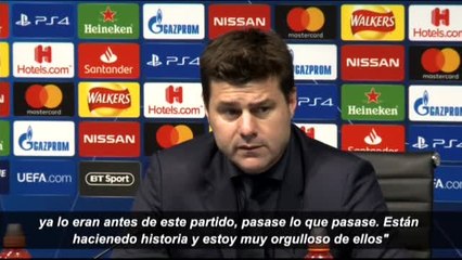 Pochettino: "Mis jugadores son héroes"