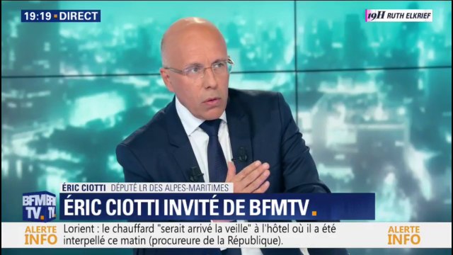 Eric Ciotti à propos de Marine Le Pen: Les Français ne confieront pas le pays à n'importe qui