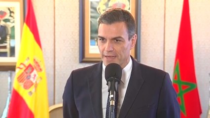 Descargar video: Sánchez en Marruecos: 