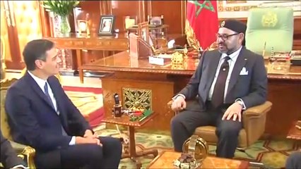Audiencia de Sanchez y el Rey Mohamed VI
