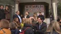 Concentración en los Juzgados de la Plaza de Castilla