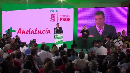 Sánchez respalda a Díaz por primera vez en campaña electoral