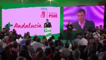 Sánchez respalda a Díaz por primera vez en campaña electoral