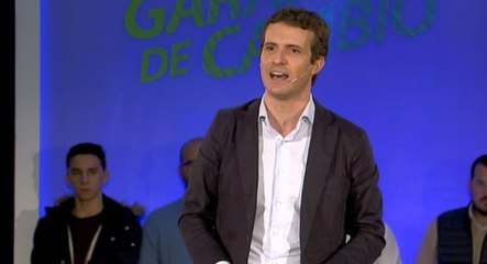 Casado pide llenar urnas como previa para "sacar a Sánchez de la Moncloa"