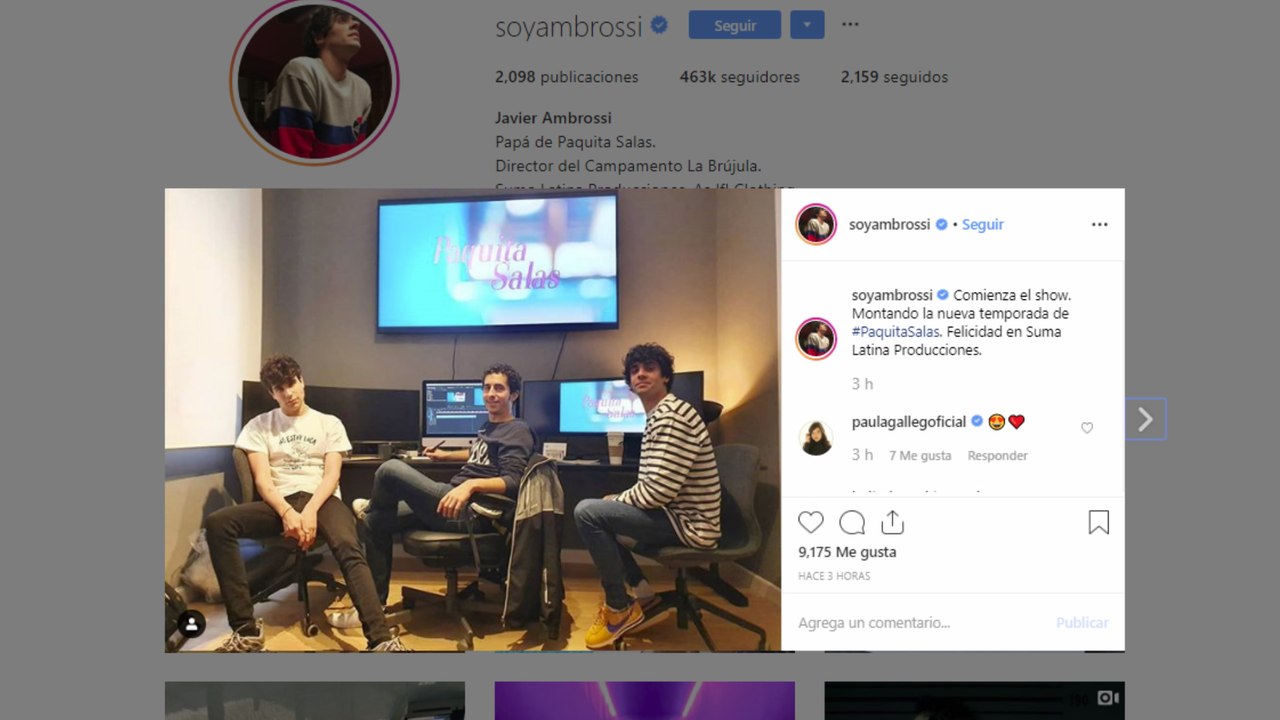 Cada vez más cerca de la nueva temporada de 'Paquita Salas'