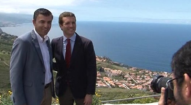 Casado clausura un acto en El Sauzal